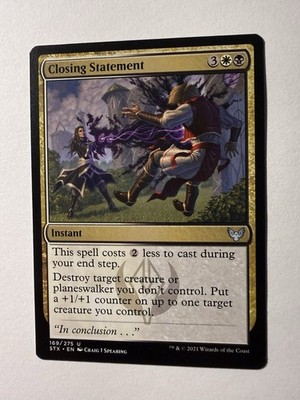 Closing Statement (169) Strixhaven: School of Mages STX MTG Magic