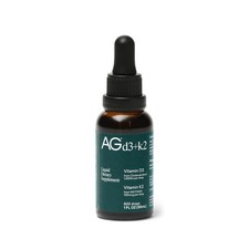 AG1 Vitamin D3 K2 Drops, 1000IU of Vitamin D3 and 100mcg of K2 per Serving, Supp