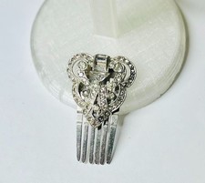 Vintage/Antique Rhinestone Hair Comb Clip
