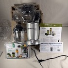 *CIB* NutriBullet Model NB-207 Silver Blender 1200 Watts Plus 2 Smoothie Cups