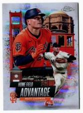 2025 Topps Chrome Matt Chapman Home Field Advantage SSP San Francisco Giants