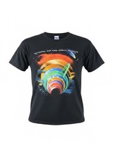 Vintage Solar System Space T Shirt Adult XL Black Smithsonian Planets Science