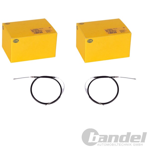 2X Hella Handbremsseile Passend FüR Seat Cordoba Ibiza-image