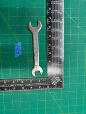 Vintage 6.5" Quality Steel Double Open End Wrench 3/4 x 5/8, Made In Taiwan