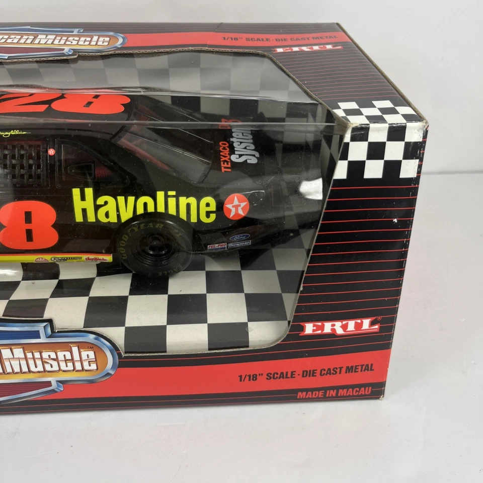 ERTL American Muscle Nascar #28 Davey Allison Havoline Texaco 1/18 Nuevo 7458 Foto 4 de 4