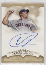 2011 Topps Tier One Crowd Pleaser Auto Gold /25 Ubaldo Jimenez #CP-UJ Auto