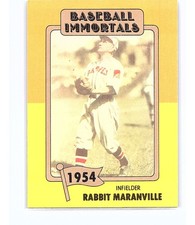 1980 SSPC Baseball Immortals Rabbit Maranville #72
