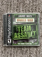 Army Men World War: Team Assault (Sony PlayStation 1, 2001) CIB Complete