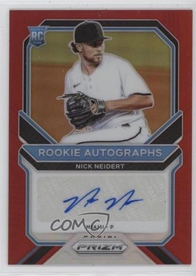 2021 Panini Prizm Rookie Red Prizm 28/99 Nick Neidert #RA-NN Auto RC 1ef4
