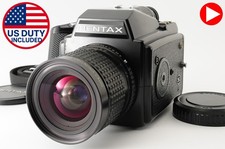  N MINT PENTAX 645 Film Camera SMC A 45mm F/2.8 Lens w/ 120 Insert From JAPAN