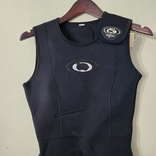 Sea Quest Scuba Wetsuit Side Entry Black Sleeveless Size 13/14 EUC