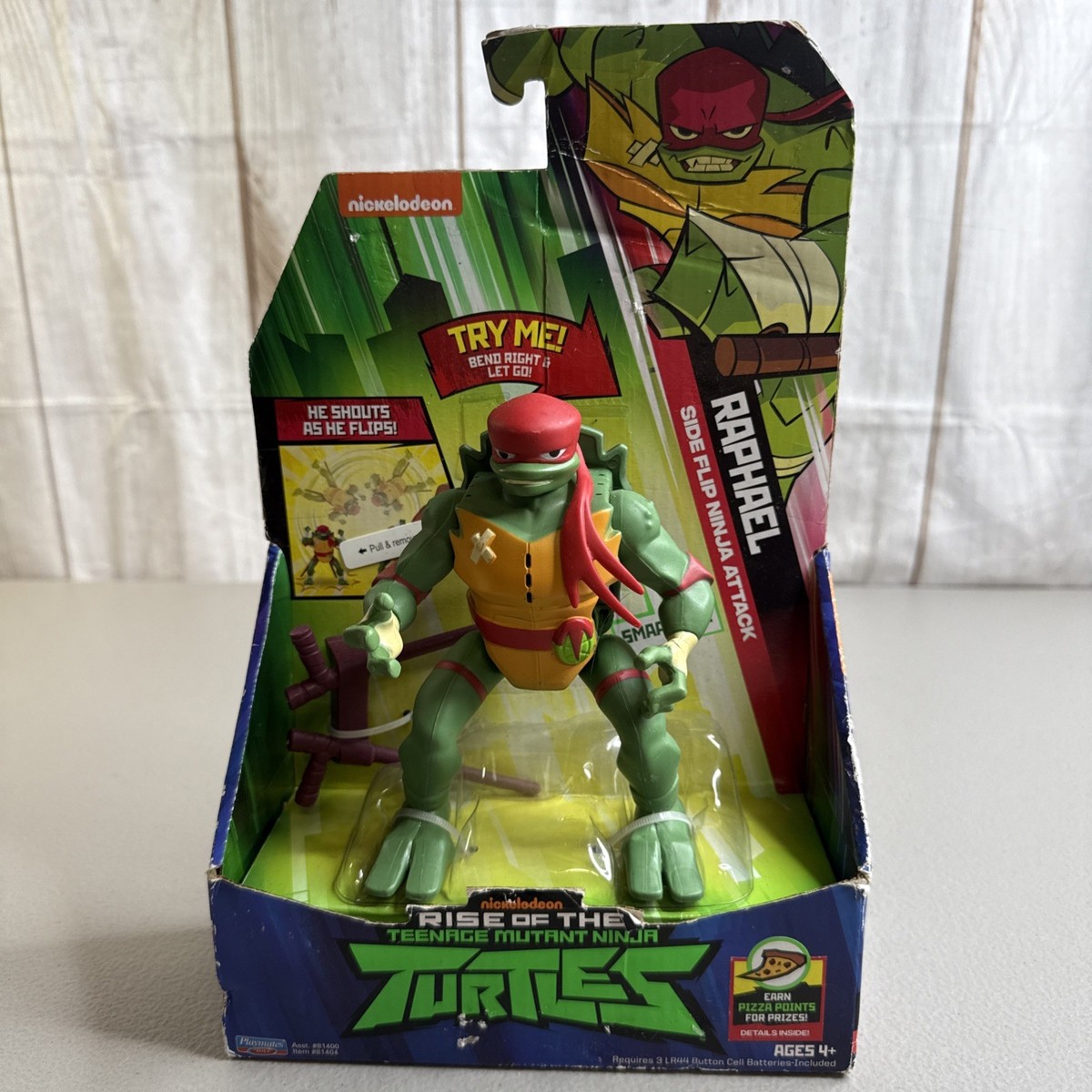 Rise of The Teenage Mutant Ninja Turtles Side Flip Attack Raphael