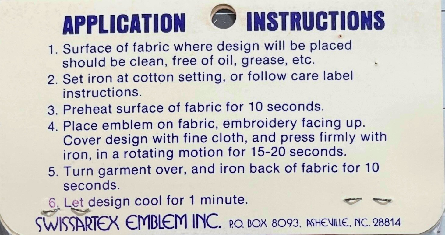 Vintage NASA STS 51-G Space Shuttle Mission Patch - Swissartex - In Package