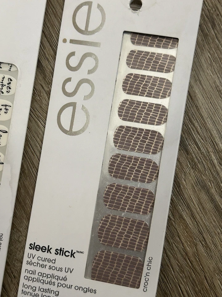 Aplique de uñas curado UV Essie Sleek Stick. Larga duración. Nuevo en paquete, dos juegos. Foto 3 de 4