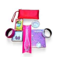 Costume Jewelry Bundle Girls Women's Necklace Bracelet Earrings Lot of 8