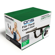 Oris Anhängerkupplung abnehmbar & 13poliger E-Satz für Ford Capri SUV 10.24- AHK