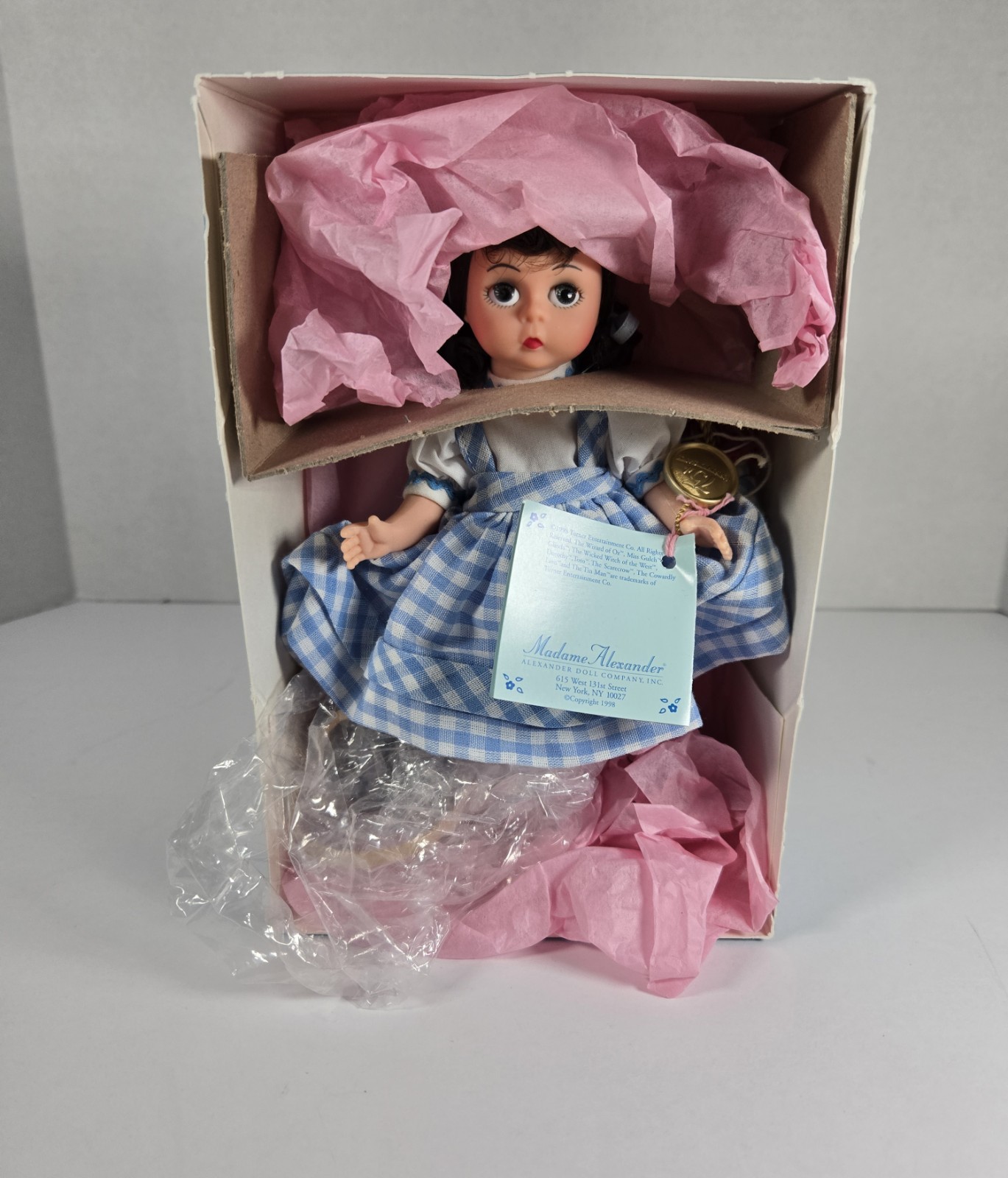 1998 Madame Alexander Dorothy 8” Doll w/Toto 13200 Wizard Of Oz