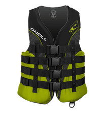 O'Neill Superlite 50N ISO Vest Black Lime Smoke