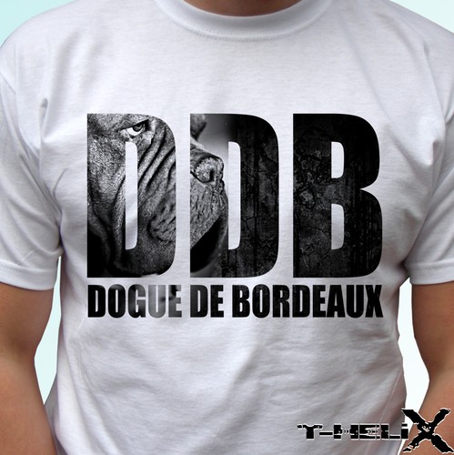 DDB Dogue De Bordeaux - Hund T-Shirt Top T-Shirt Design - Herren Damen Kinder Baby Größen - Bild 2 von 5