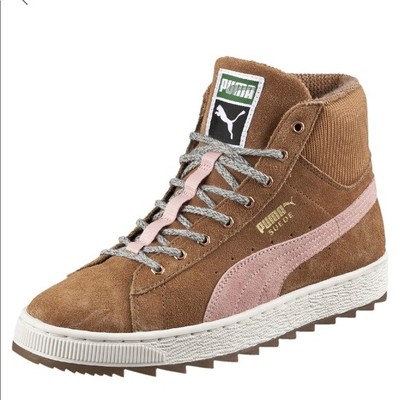 pink puma high top sneakers