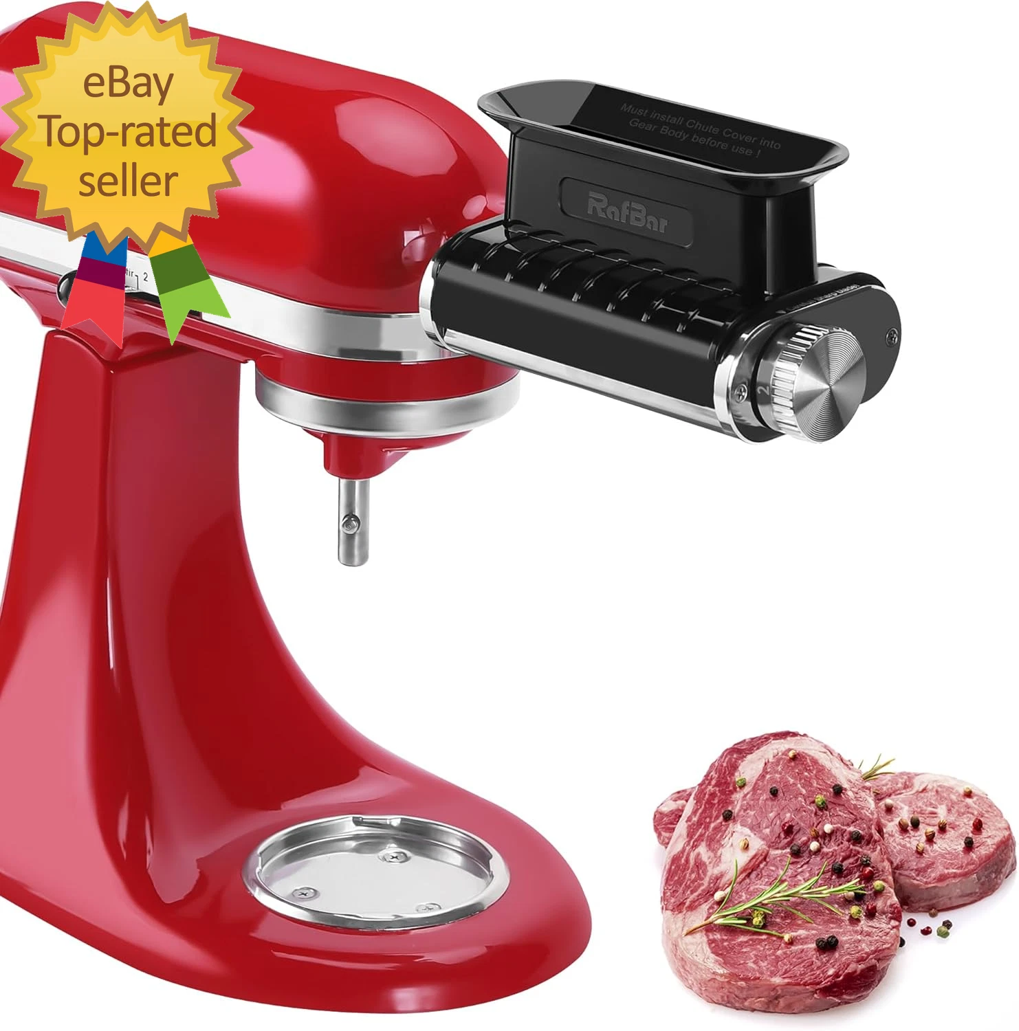 Adjustable Thickness Meat Tenderizer Attachment for Kitchenaid Stand Mixers, Mea