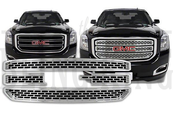 2015-2020 GMC Yukon chrome mesh grille grill bentley insert overlay