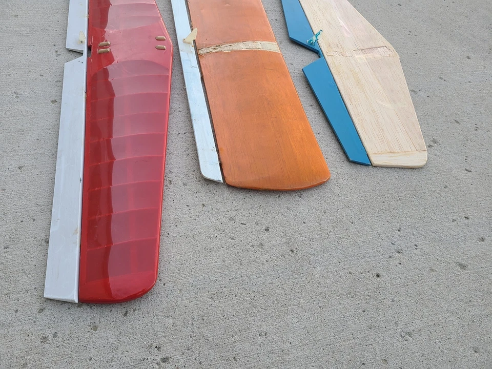 VINTAGE RC MODEL AIRPLANE ASSEMBLED ELEVATOR MIXED LOT OF 3 - Image 3 of 4