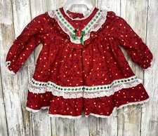 Vintage Baby Girl Dress Size 12 Months