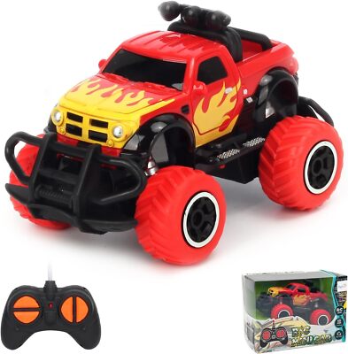 Pup Go Monster Truck Ferngesteuertes Auto mit Licht für Kinder 3-9 Jahr, RC Car