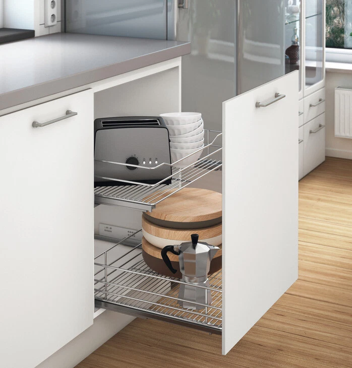 Unterschrank Frontauszug Schrankauszug Küchenschrank Gitter Auszug 30 kg Schrank - Bild 2 von 4
