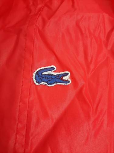 Vintage Blue Alligator Lacoste Red Pullover, Hoodie Stow Away, Rain Hoodie, - Picture 3 of 23