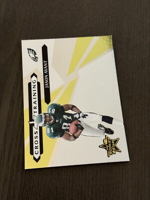 2006 Leaf Rookies & Stars Cross Training Green /100 #CT-15 JASON AVANT Rookie RC