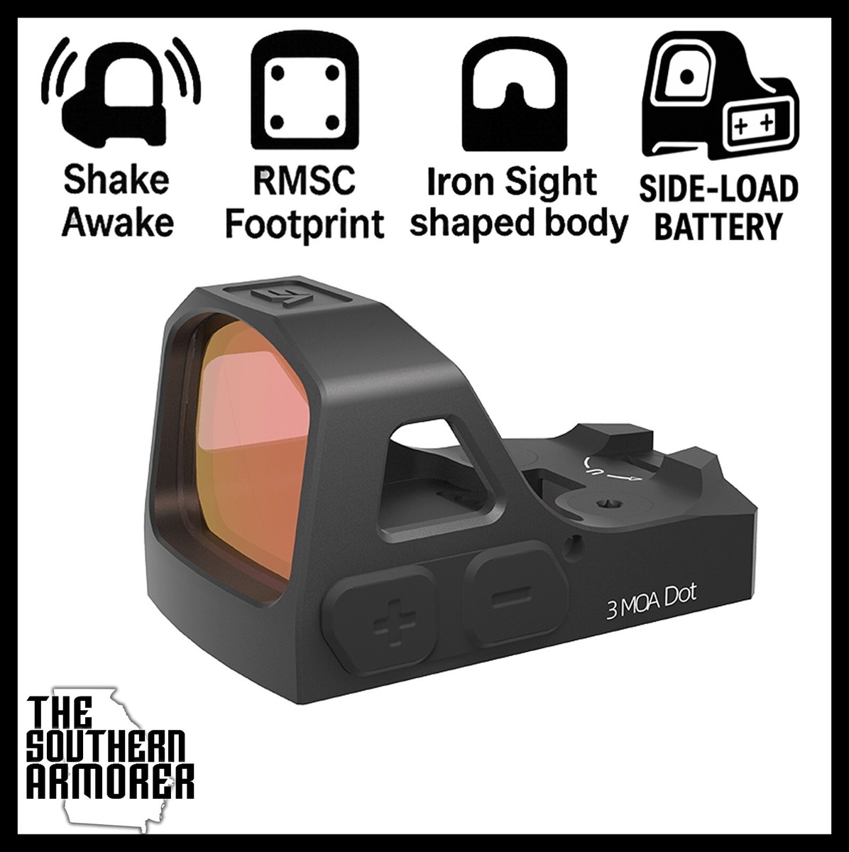 2025 UPGRADED RED DOT OPTIC FOR GLOCK® MOS 43X & 48 DIRECT FIT
