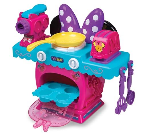 Disney Junior Minnie Mouse Color Change Kitchen by Softee Dough, 10 in ...