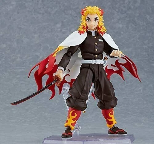 Figma Demon Asesino Kimetsu No Yaiba Kyojuro Rengoku Acción Figura Japón ZA-71 - Imagen 8 de 8