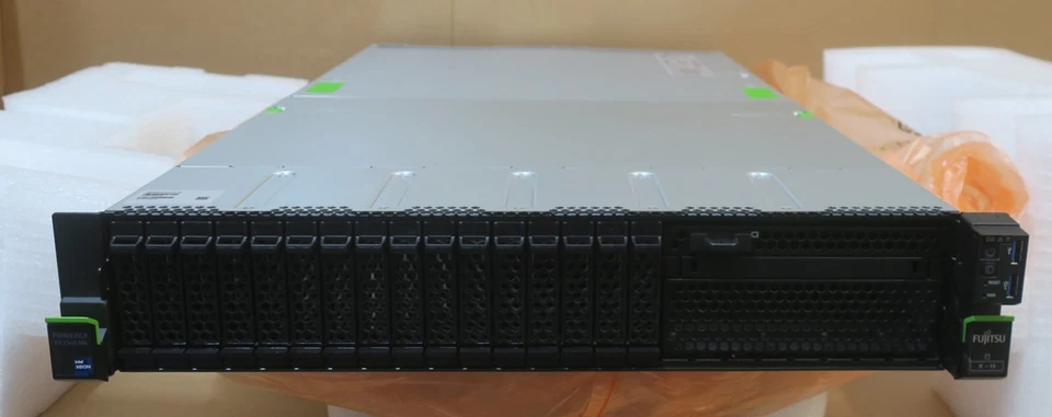 NEW Fujitsu Primergy RX2540 M6 2x 24C Gold 6336Y 128GB RAM 16x SFF Bay 2U Server - Image 2 of 4
