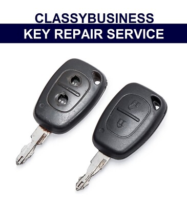 Renault Traffic Vauxhall Vivaro Van Key Fob Repair Fix Battery Case Shell Cover