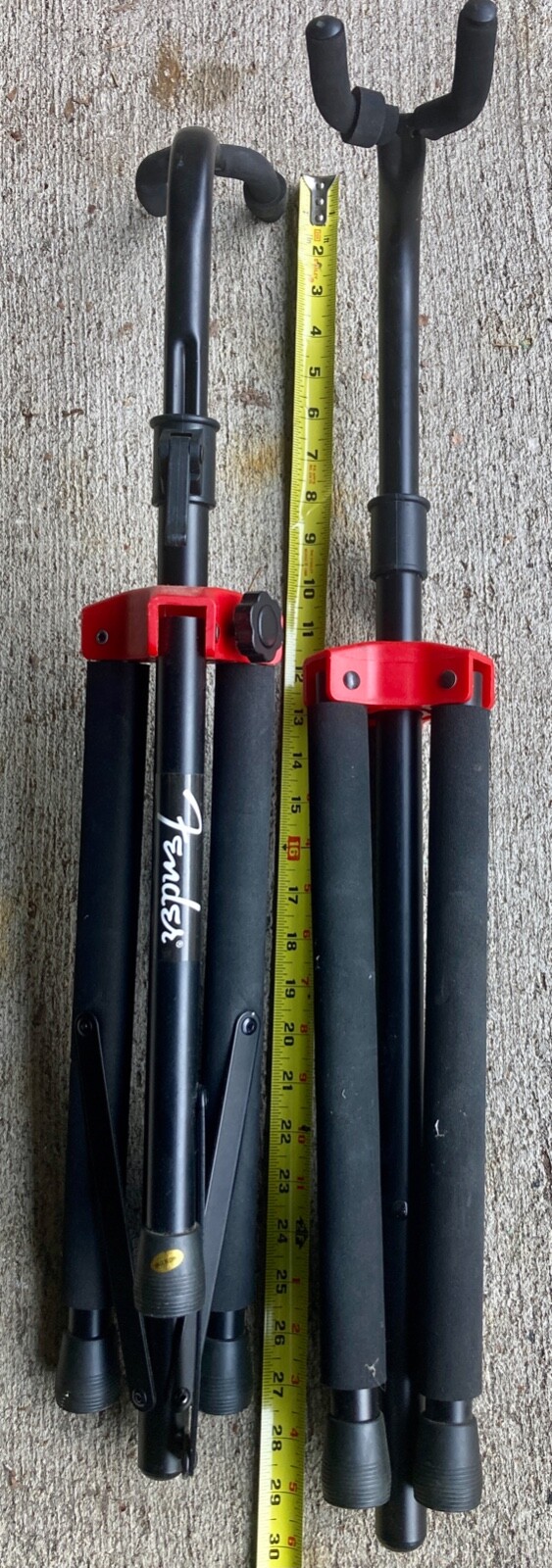 Fender Guitar Stands Hanging Style Adjustable Used Lot of 2 Excellent