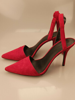 Alexander Wang Pumps Heels Wildleder rot Gr. 38