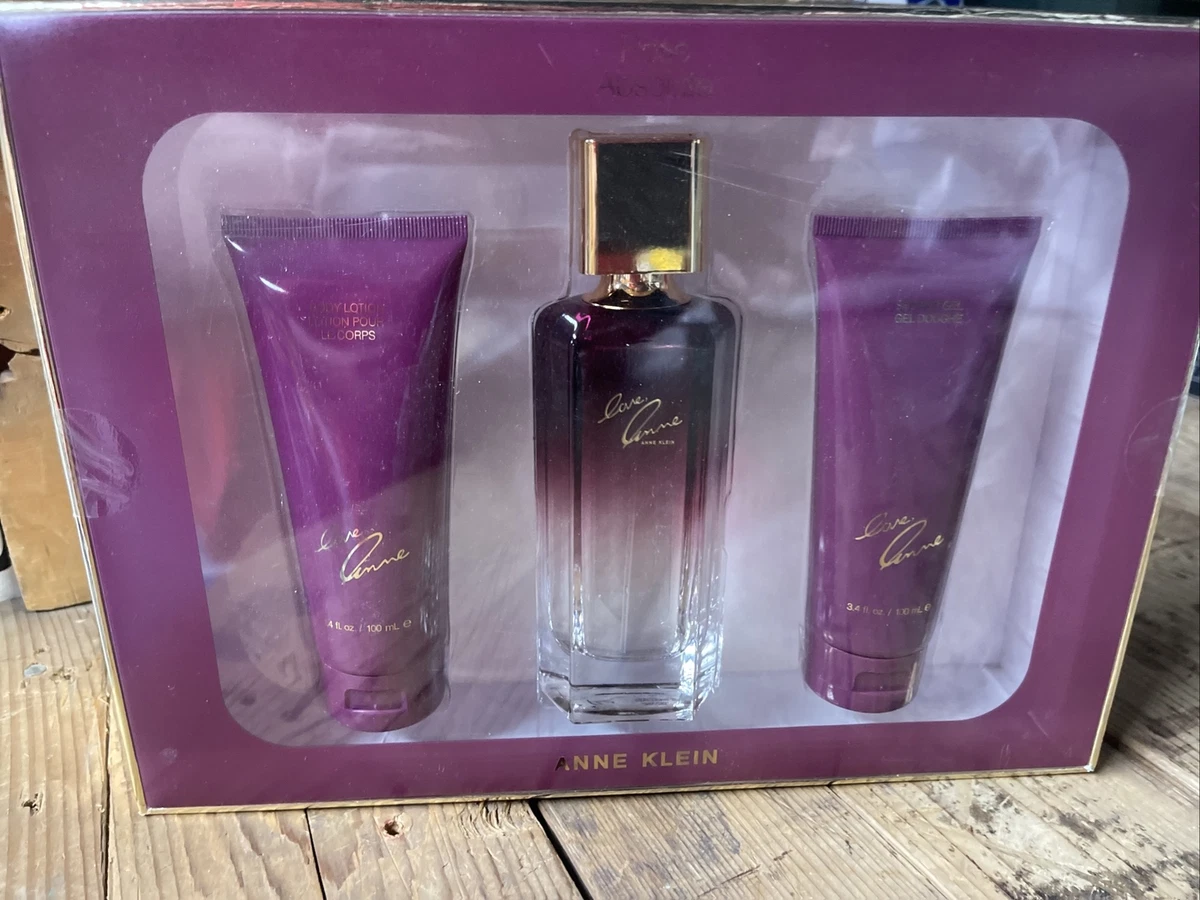 Anne Klein Rose Absolute Gift Set 3.4 oz Eau de Parfum Spray 3.4 oz Lotion Gel