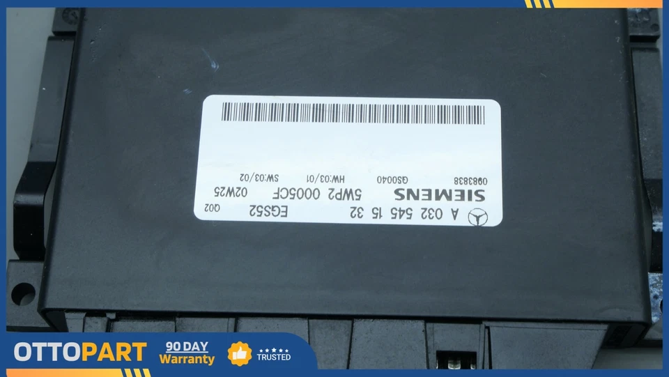 Módulo de control informático de transmisión TCU TCM 2003-2006 Mercedes R230 SL500 FABRICANTE DE EQUIPOS ORIGINALES Foto 3 de 4
