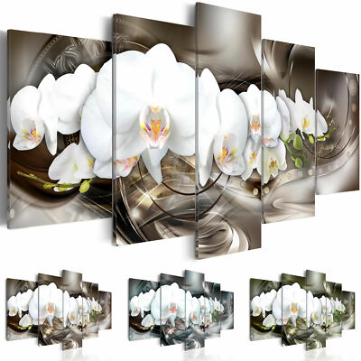 Canvas Print Flowers Framed Wall Art Picture Photo Image b-A-0296-b-n