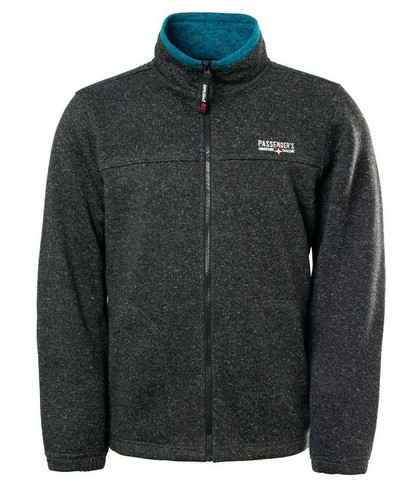 Mens Fleece Jacket Full Zip Up Passenger's Heavy Hiking Anti Pill Cardigan Work - Picture 2 of 10
