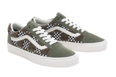 VANS Old Skool Tufted Check Loden Green