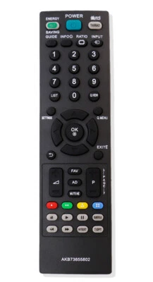 MARKENLOS Telecomando di ricambio adatto per??1r LG AKB73655802 26CS460 32CS460 37LS5600