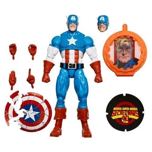 ¡EN STOCK! Secret Wars Marvel Legends Capitán América 6 pulgadas AF DE HASBRO - Imagen 3 de 9