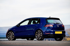18 Alloy Wheels Vw Golf R Black Polished Face