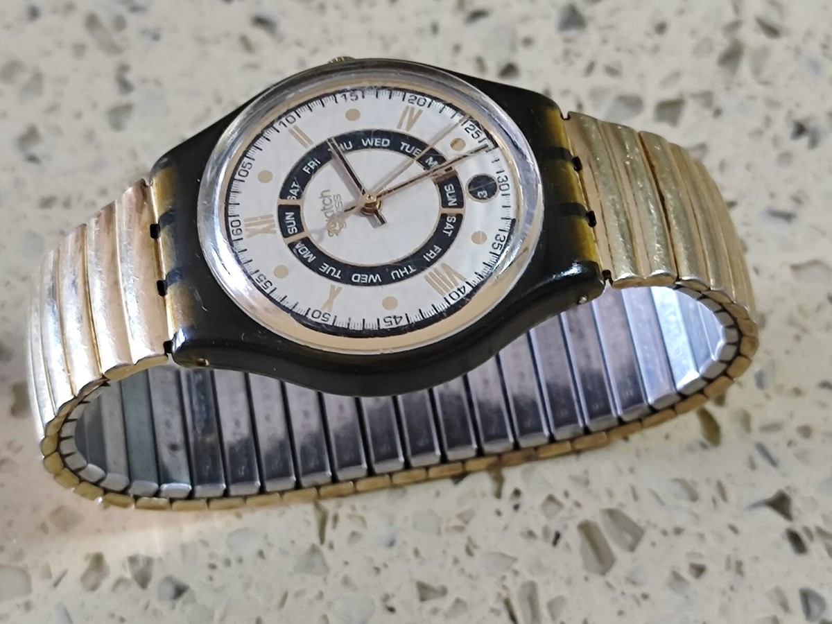 スウォッチ swatch ag 1994 gent pieza Vintage Swatch AG 1994 Unisex Watch.35MM Used Working | eBay