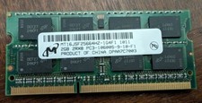 Micron 2GB 2Rx8 DDR3 PC3-10600S Laptop Memory MT16JSF25664HZ-1G4F1