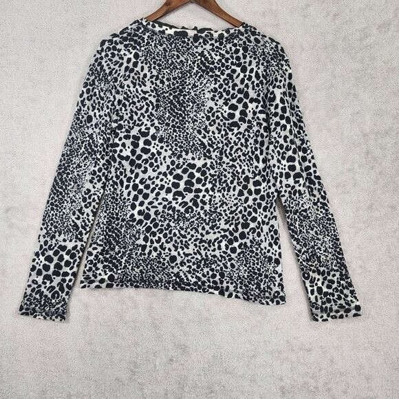 新品 ジャザサイズ タンク Ｌ Jones New York Sport Zip Leopard/Zebra Lightweight Workout